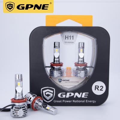 China Canbus GPNE R2 Super Bright Dual Color 6000k / 3000k White / Yellow Led 9005 9006 H4 H7 H11 Car Led Auto Headlight Bulbs for sale