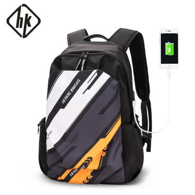 China With New USB HK Laptop Backpack For Men 15.6 Inch Backpack Bag Maker School Business Bag for sale