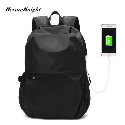 China Casual Laptop Travel Heroic Business Fashion Knight USB Charger Waterproof Functional Backpack for sale