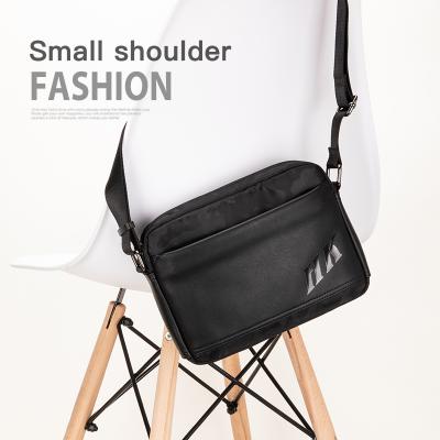 China Wear Resistant HK Men Messenger Bag Black Cross Body Shoulder Sports Travel Work for sale