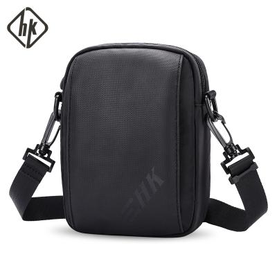 China HK Daily Used Mens Messenger Bag Waterproof Cross Body Shoulder Black Travel Work Utility Bag for sale