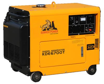 China 5kVA silent diesel generator kipor generator KDE6700T KDE6700T for sale