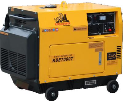 China 5kVA generator kipor silent diesel generator KDE7000T 50Hz 220v 1Phase KDE7000T for sale