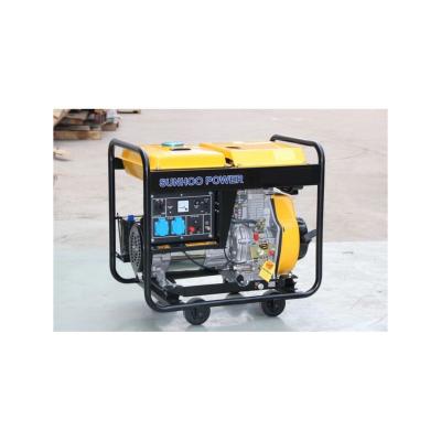 China The best 7KVA single phase diesel generator price for Chinese manufacturers SH6500E for sale