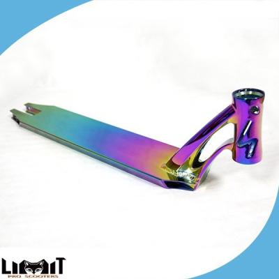 China AL7003-T6 Neo Rainbow Beautiful Chrome Even /high end high quality Stun Scooter Platform for sale