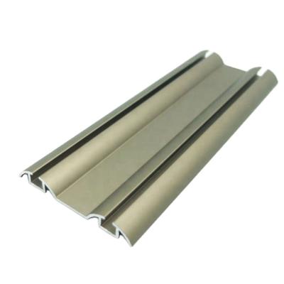 China Decorations Aluminum Profile For Wardrobe / Aluminum Double Sided Lower Sliding Door Track Profile for sale