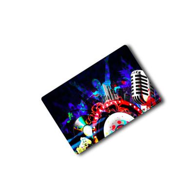 China Waterproof / NFC CR80 Waterproof PVC 13.56MHZ Adhesion CMYK Printing RFID Card for sale