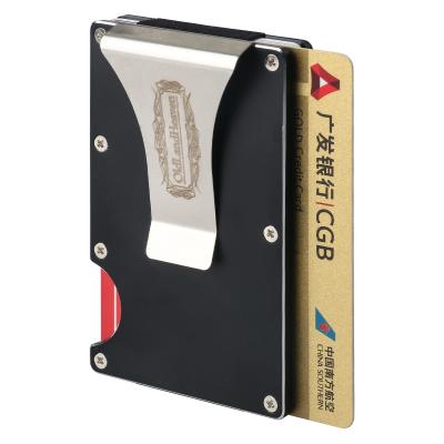 China Shield Aluminum ID Card Credit Card Holder Anti RFID Blocker Pad Wallet for sale