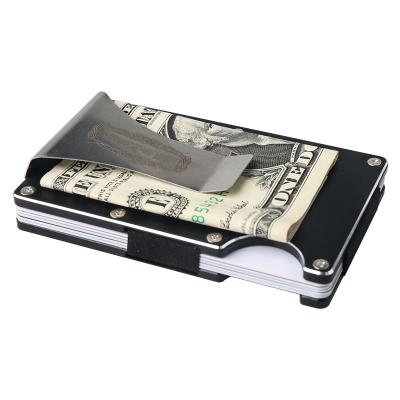 China Protect Aluminum ID Card Shield Credit Card Wallet RFID Blocking Case Wallet for sale