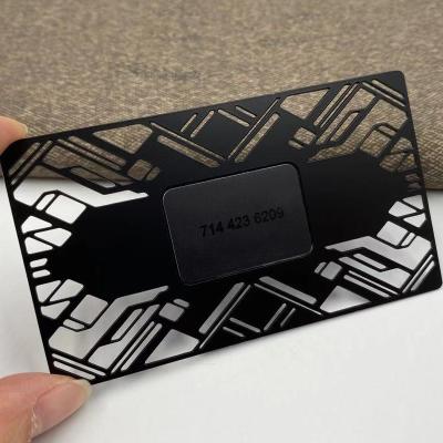 China Programmable Stainless Steel NFC Metal Contactless Card for sale