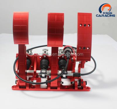 China Auto Part Racing Brake Pedal Box Assembly Red Anodize Process for sale