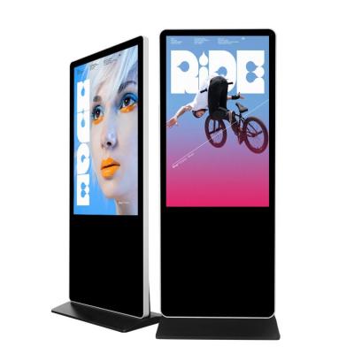 China 50 Inch Indoor Floor Standing Indoor Advertising Media Indoor Display Kiosk Touch Screen Digital Signage for sale