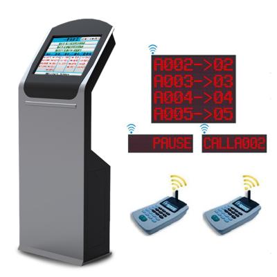 China Touch Screen Tickets Senke Bank Airport Self Service Ticket Dispenser Touch Screen Kiosk Queue Free Standing Queue Management System for sale