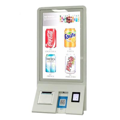 China 21 Inch Customized Touch All In One Restaurant POS System 500G Ordering Kiosk for sale