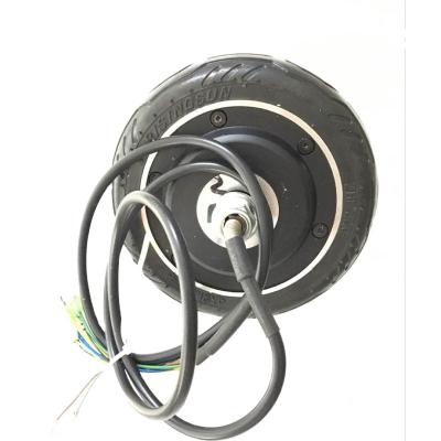 China Hot Sale Single Wheel 6.5 Inch DC E-scooter Brushless Motor Wheel With Electric Brake for sale