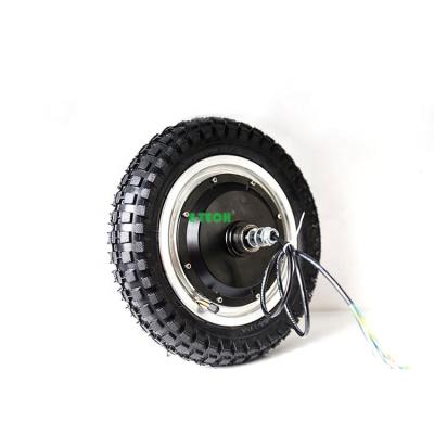 China Single Wheel High Speed ​​12 Inch Scooter Brushless Hub Motor With Hall Sensor for sale