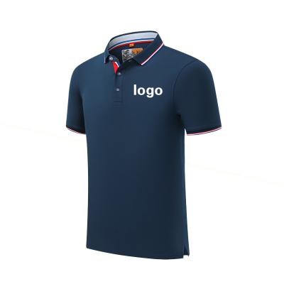 China Anti-Wrinkle Wholesale Mens Golf Shirt Custom Logo Polo T-shirt Printing Embroidery Polo Shirt for sale