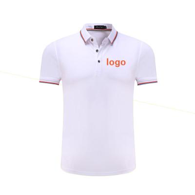 China High Quality Men's Short Round Neck Anti-Wrinkle Sleeve Polo Shirt Polo Embroidery Custom Print Logo for sale