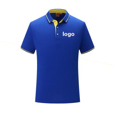 China Anti-wrinkle short sleeve wholesale polo shirt custom logo embroidery printing high quality men's T-shirt for sale