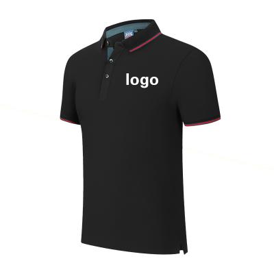 China wholesale comfortable business casual polo shirts embroidery logo embroidery polo t-shirt custom printing Anti-wrinkle for sale