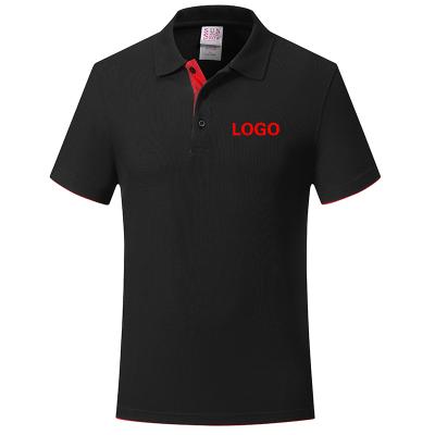 China Anti-wrinkle design your own 30 polyester 70 cotton american logo printing custom playeras polo shirt for sale