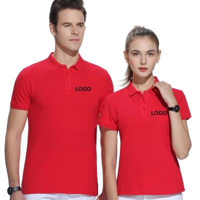 China Anti-Wrinkle Shrinkproof And Color Proof Polo Custom Logo Embroidery Polo T-Shirts For Men 100% Cotton for sale