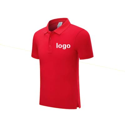 China Pure Color Logo Polo Men Polo Shirt High End Work Wear Short Sleeve T-shirt Custom Embroidery for sale