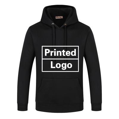 China Wholesale Anti-wrinkle solid color unisex print custom sweatshirt hoodies men for sale