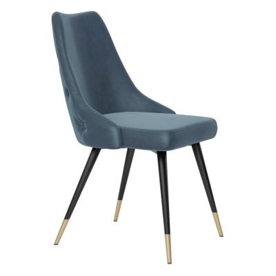 China Hot Selling Save Place Modern Design Living Room Leisure Chair Velvet Dining Chair for sale