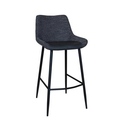 China Black Yellow Kitchen Place Bar Chair Modern Backup High Back High Chair for sale