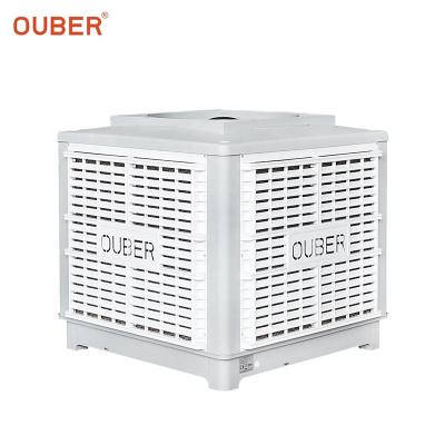 China Axial Fan OUBER Portable Water Evaporative Air Cooler For Workshop for sale