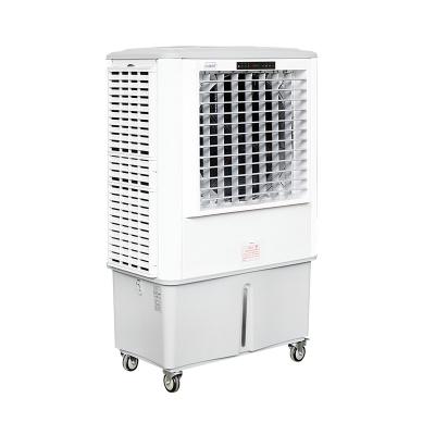 China OUBER Hotels Floor Standing Portable Mobile Evaporative Air Cooler With Cooling Pad zu verkaufen