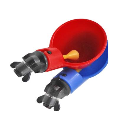 China Automatic Poultry Drinker Water Chicken Waterers Chicken Nipple Drinker With Drinking Cup Bowl Type For Sale for sale