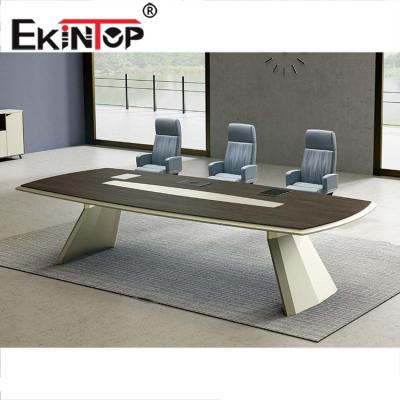 China China factory manufacturer KT1060 customized modern design wooden oval conference table for sale