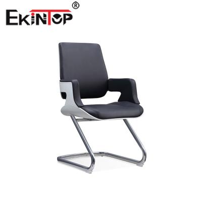 China Ekintop Chair (Height) Adjustable Leather Swivel Executive Office Chairs Price Without Wheels for sale