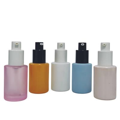 China 15ml 30ml 1oz 2oz 50ml 60ml 100ml Eco-friendly Refillable Refillable Matte Black Glass Fine Mist Spray Bottle With Spray Pump Cap For Hairspray for sale