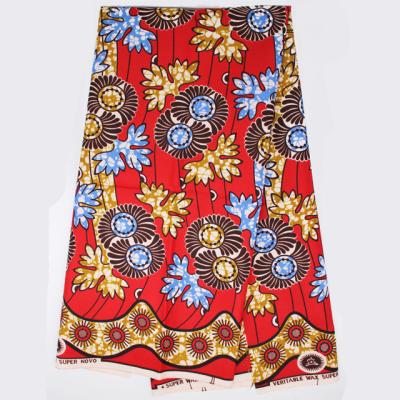 China 100% Cotton Printed Fabric Anti Static African Wax Prints Fabric For Loincloth for sale