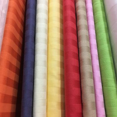 China Disposable 100% Cotton Stripe And Colored Bedding Fabric 240cm Width for sale