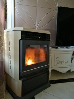 China Heat Resistant Indoor Pellet Stove For Residential Area / Office Building for sale