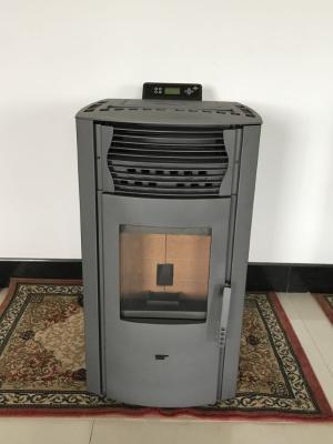 China Low Carbon Pellet Heating Stoves / Contemporary Pellet Stove For Garage Heating for sale