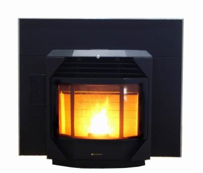 China High Efficiency Small Wood Pellet Fireplace With Draw Pellet Feed System for sale