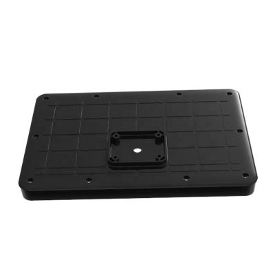 China Low Cost Injection Molding Service High Quality Custom Made Rectangle Plastic Black ABS Plastic Parts Mold for sale