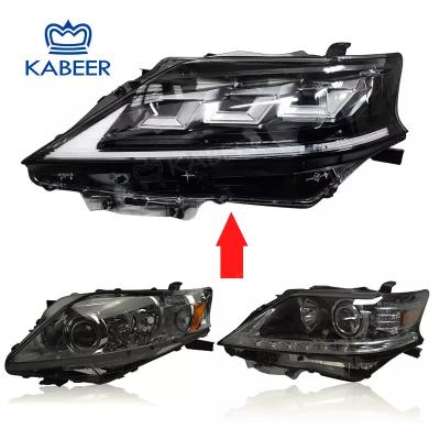 China Same as Genuine Kabeer LED Modified RX Headlight for 2009-2015 RX270 RX350 RX450h Upgrade Modify to Triple Beams Headlights Xenon Halogen LED It for sale