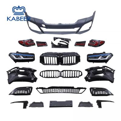 China Same As Genuine Kabeer G30 Sport Bumper For BMW 2016-2018 G38 G30 5' Rise To Sport 2020 Style Headlight Body Bumper Kit for sale