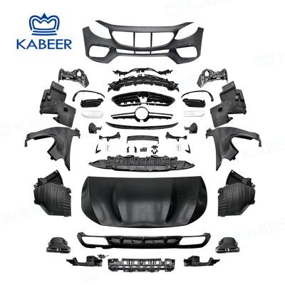 China Same As Genuine Kabeer Car Accessories Body Kit For 2017-2020 E63 S AMG Look Body Kit For Mercedes Benz E Class W213 E200 E300 Body Kits for sale