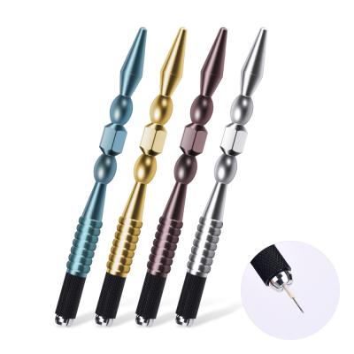 China 1pc Professional Permanent Makeup Manual Tattoo Microblading Pen Crystal Acrylic Tattoo Pen for Dermografo Micropigmentacion for sale