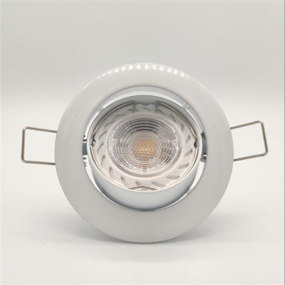 China Modern indoor die casting gu10 frame recessed led down light fixture 83*83mm MR16 GU10 downlight housing for sale