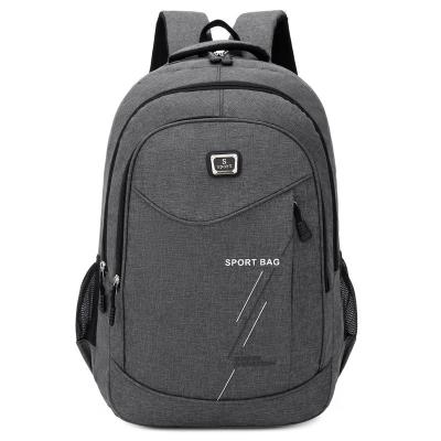 China 2023 Men's Women's Custom Logo Simplicity Business Bag Travel Waterproof Laptop Backpack Oxford Waterproof Student Backpack for sale