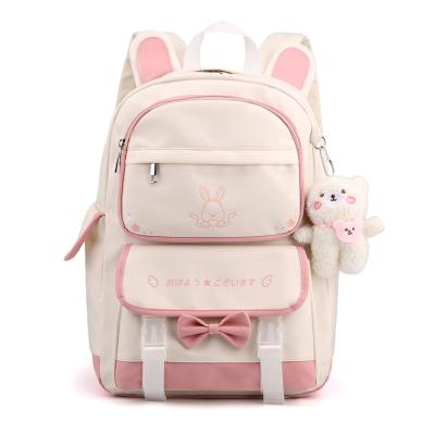 China Waterproof Cool Soft Cartoon Girl Backpack Schoolbag Cute Large Capacity High School Students Backpack for sale