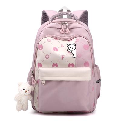 China Large capacity single female portable backpack schoolbag travel backpack female students waterproof houlder bag for sale